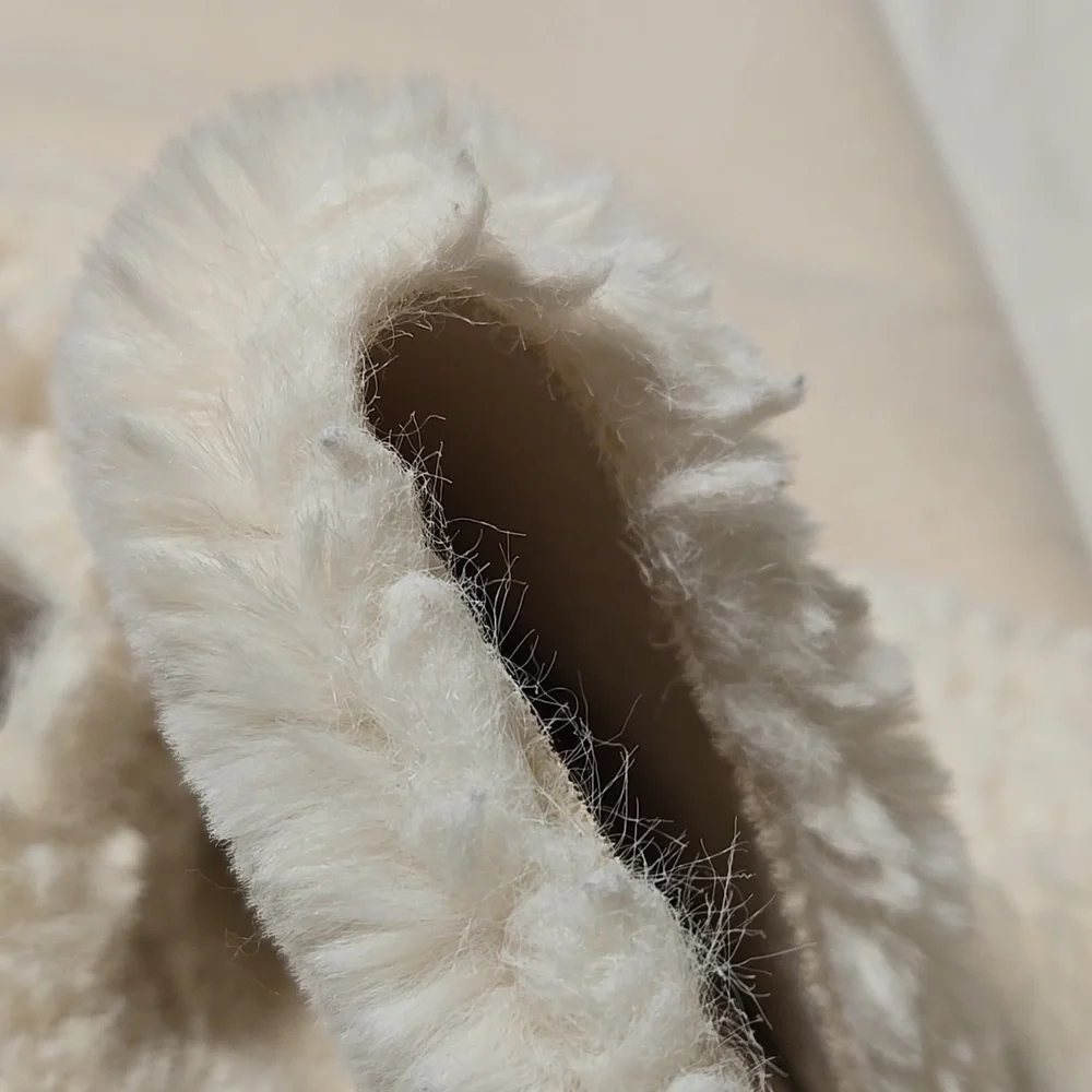 Faux Fur Rectangle Rug, Ivory